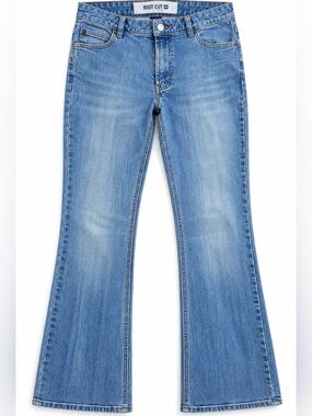 GAP Boot Cut Stretch Jeans Size 4R Y2K Fall 2002 Light Wash
